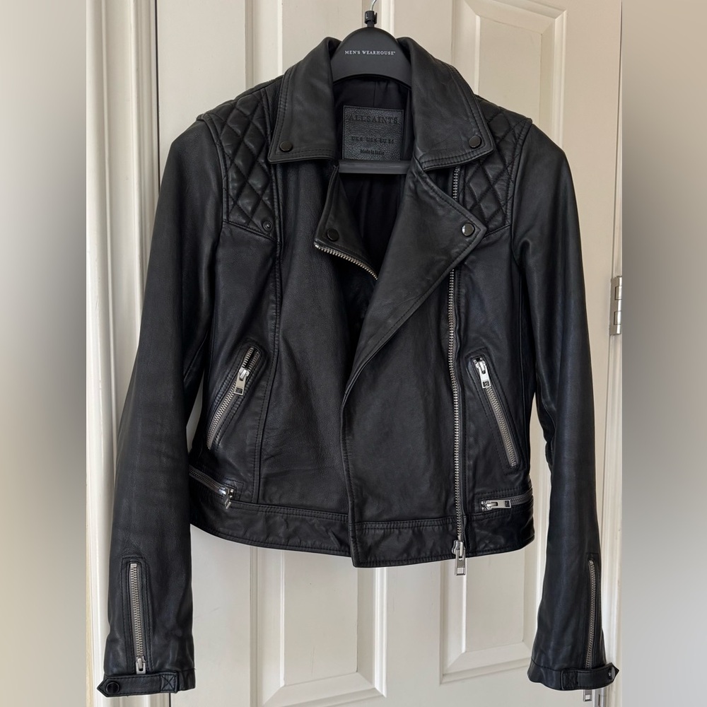 All-Saints Conroy Leather Biker (US4) - Picture 11 of 14
